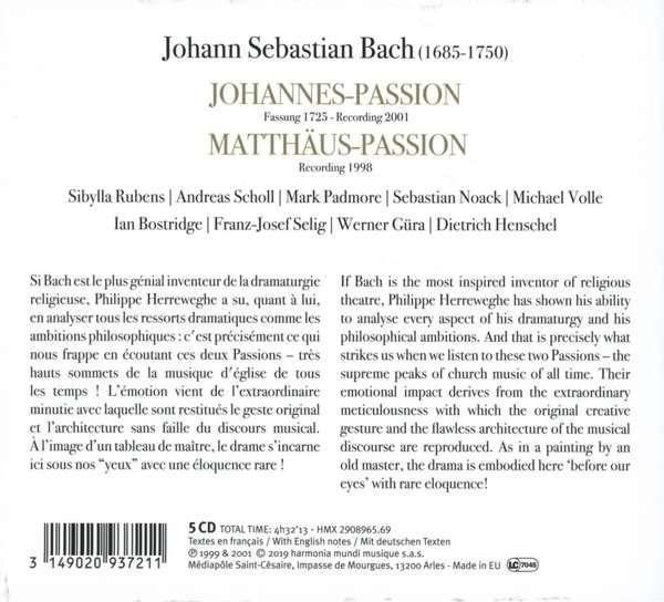 Produktbild: Johannes-Passion BWV 245 - Matth&auml;us-Passion BWV 244