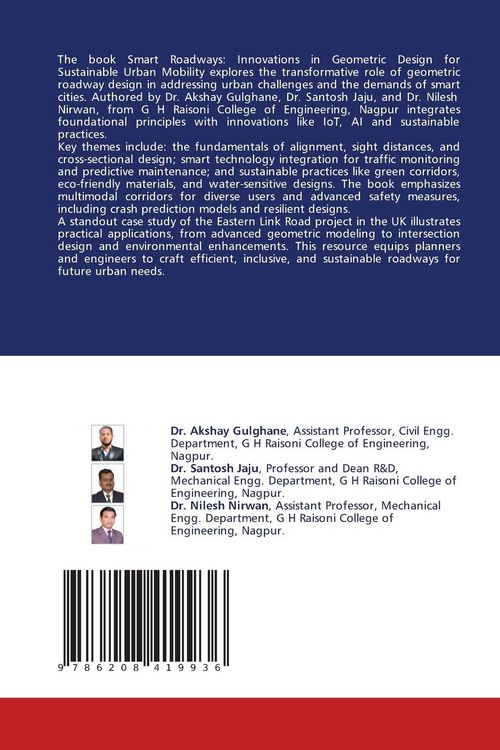 Produktbild: Smart Roadways: Innovations in Geometric Design for Sustainable Urban