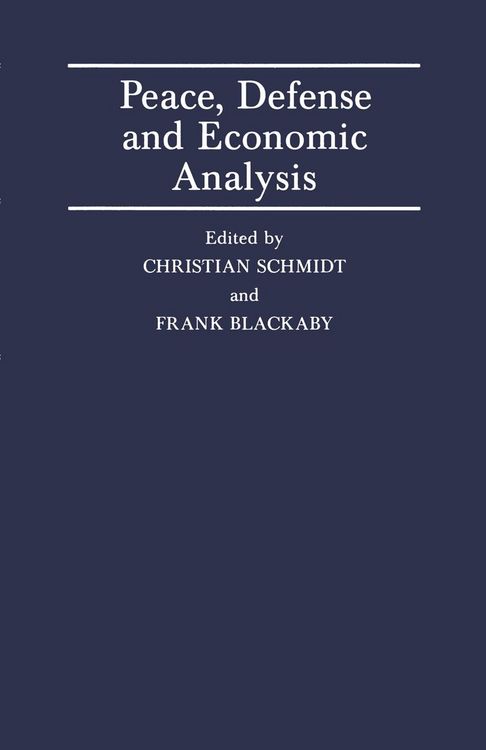 Produktbild: Peace, Defence and Economic Analysis
