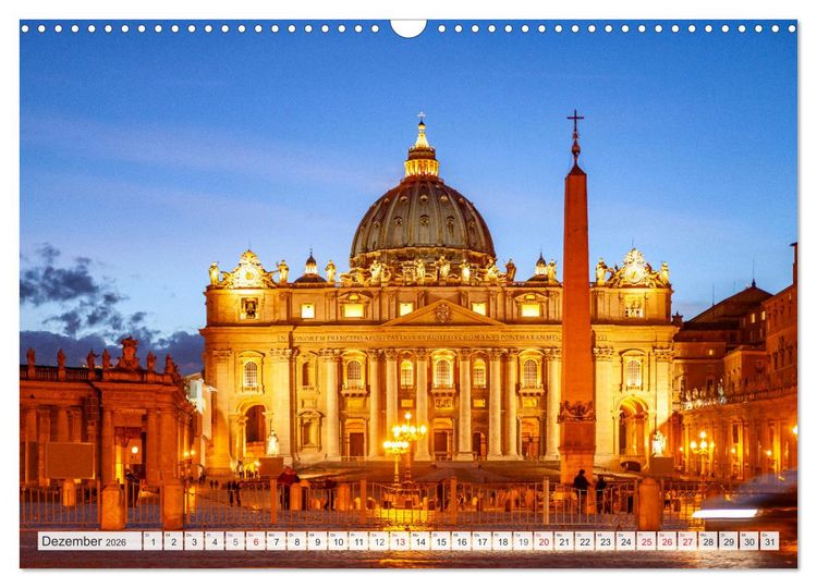 Produktbild: Italien - Rom (Wandkalender 2026 DIN A3 quer), CALVENDO Monatskalender