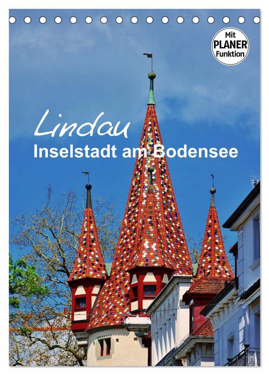 Produktbild: Lindau - Inselstadt am Bodensee (Tischkalender 2026 DIN A5 hoch), CALVENDO Monatskalender