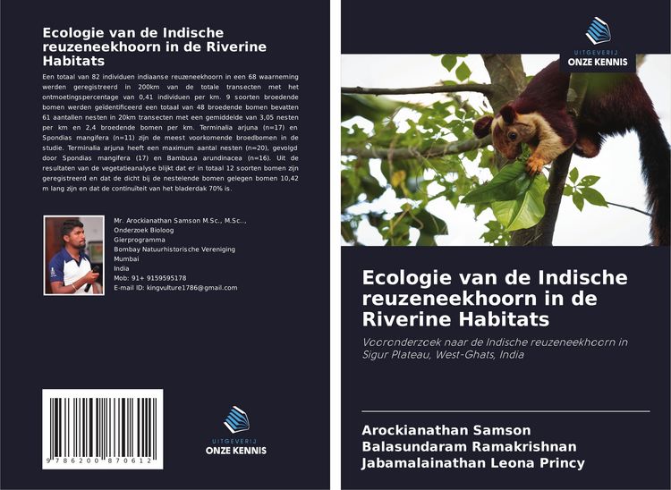 Produktbild: Ecologie van de Indische reuzeneekhoorn in de Riverine Habitats