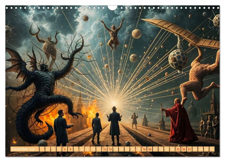 Produktbild: Unerkl&auml;rlich (Wandkalender 2026 DIN A3 quer), CALVENDO Monatskalender