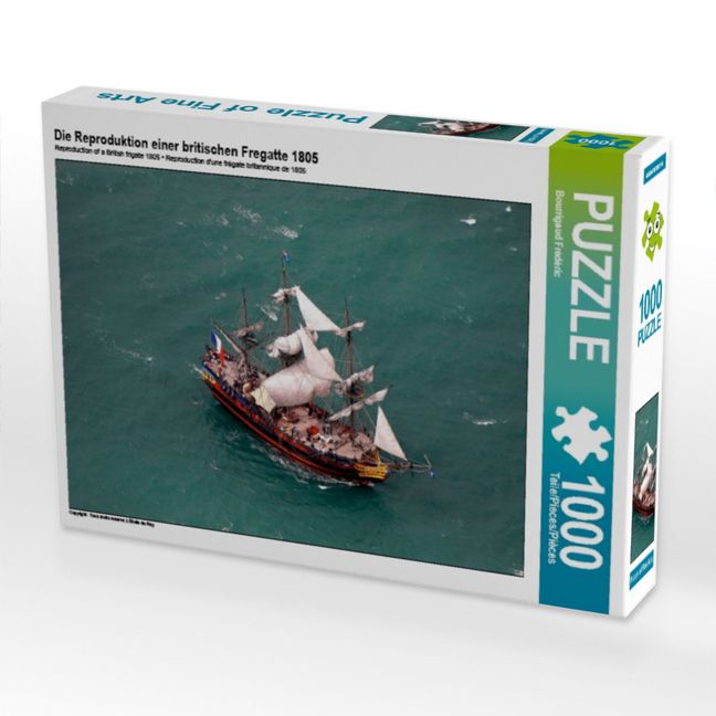 Produktbild: Die Reproduktion einer britischen Fregatte 1805 (Puzzle)