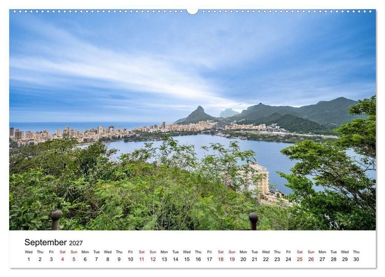 Produktbild: RIO DE JANEIRO Contrasts. Colors. Light. (Wall Calendar 2027 DIN A2 landscape), CALVENDO 12 Month Wall Calendar