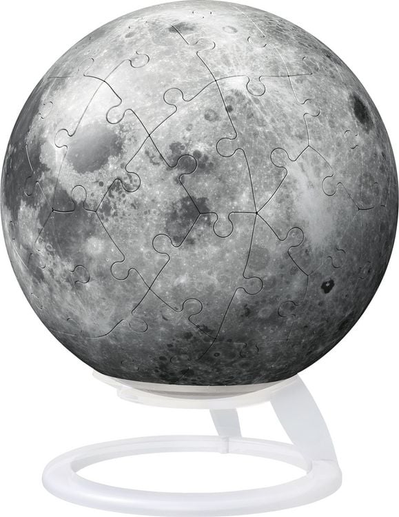 Produktbild: 3D Puzzle-Ball Der Mond - Glow-in-the-Dark