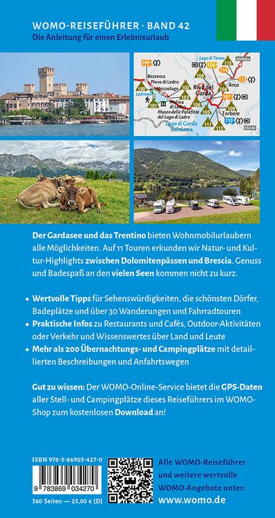 Produktbild: Entdeckertouren mit dem Wohnmobil Trentino und Gardasee