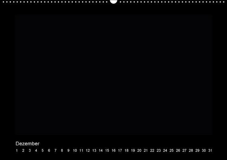 Produktbild: Geburtstags - Bastelkalender - Schwarz (Wandkalender immerw&auml;hrend DIN A2 quer)