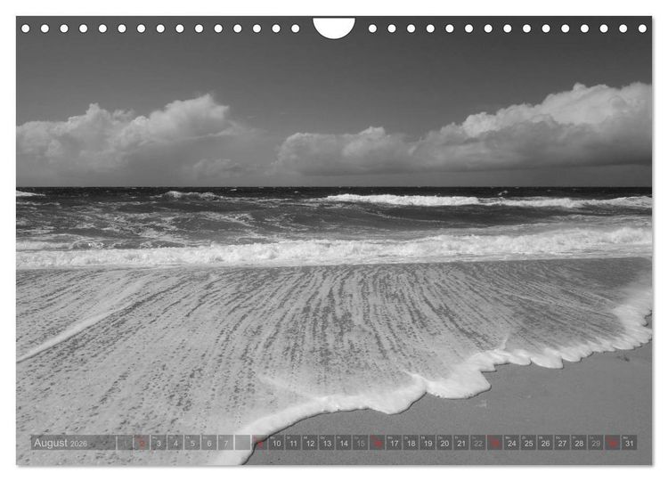Produktbild: 54&deg;54'57"N 8&deg;19'51"E SYLT (Wandkalender 2026 DIN A4 quer), CALVENDO Monatskalender