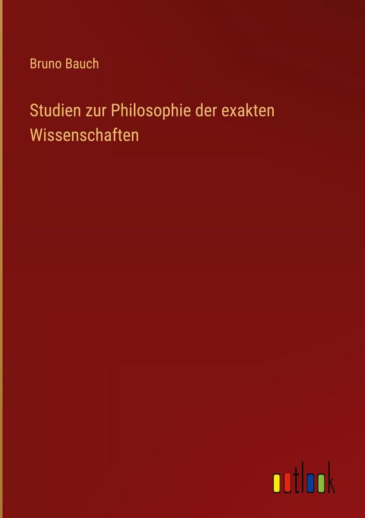Produktbild: Studien zur Philosophie der exakten Wissenschaften