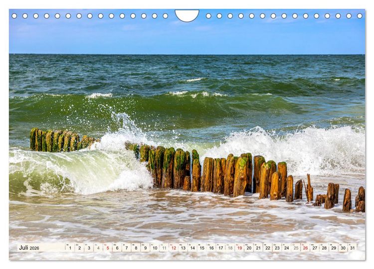 Produktbild: Insel Sylt - Fantastische Momente (Wandkalender 2026 DIN A4 quer), CALVENDO Monatskalender