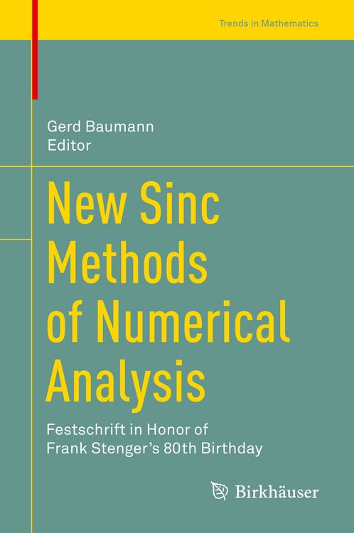 Produktbild: New Sinc Methods of Numerical Analysis