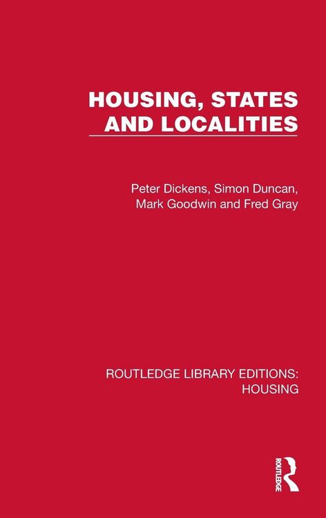 Produktbild: Housing, States and Localities