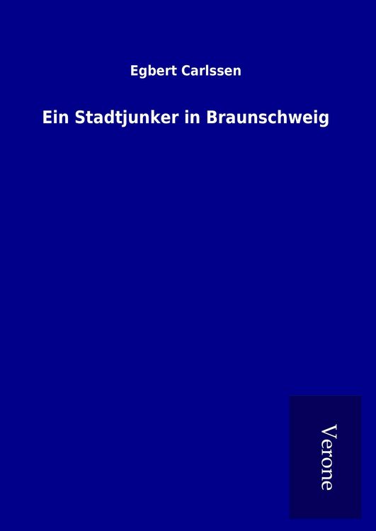 Produktbild: Ein Stadtjunker in Braunschweig