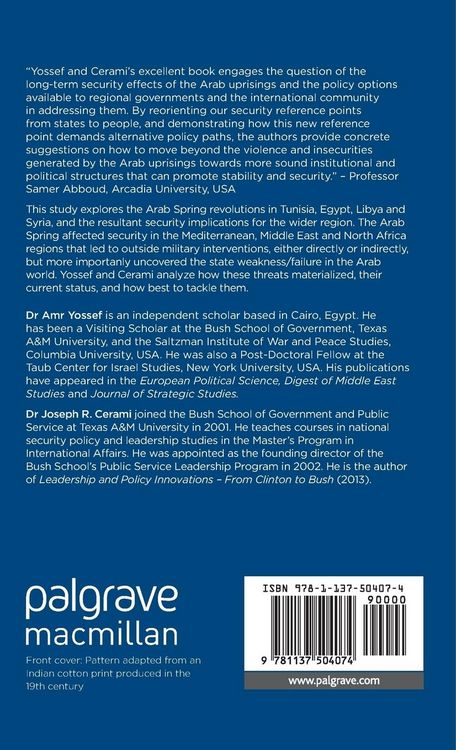 Produktbild: The Arab Spring and the Geopolitics of the Middle East: Emerging Security Threats and Revolutionary Change
