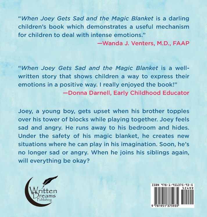 Produktbild: When Joey Gets Sad and the Magic Blanket
