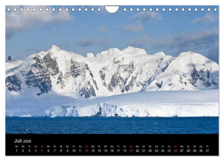 Produktbild: Arktis und Antarktis (Wandkalender 2026 DIN A4 quer), CALVENDO Monatskalender