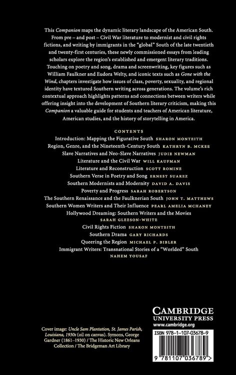 Produktbild: The Cambridge Companion to the Literature of the American South