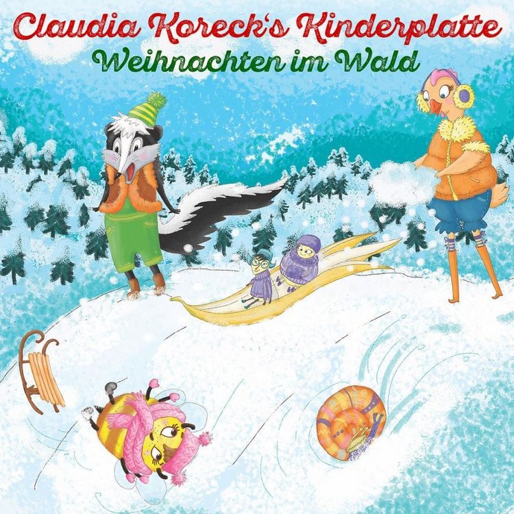 Produktbild: Kinderplatte II (Weihnachten im Wald)