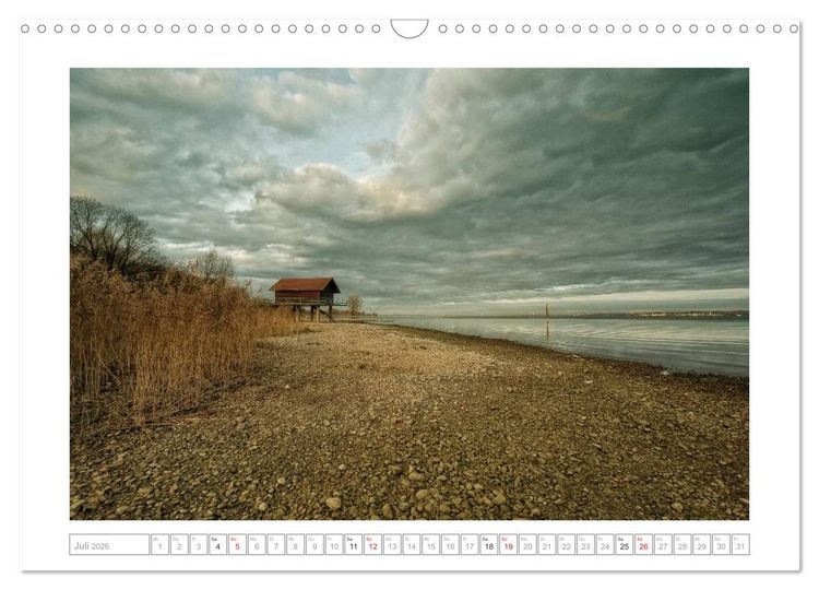 Produktbild: Melancholie-Bodensee 2026 (Wandkalender 2026 DIN A3 quer), CALVENDO Monatskalender