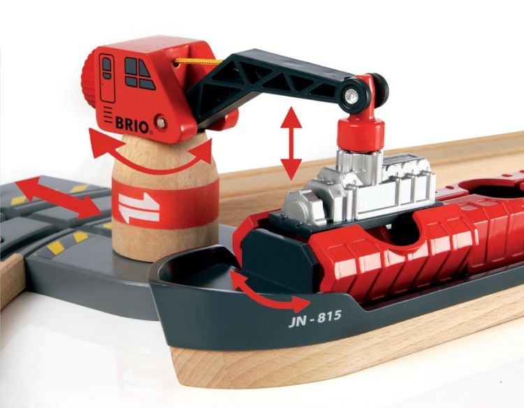Produktbild: BRIO Strassen & Schienen Bahn Set