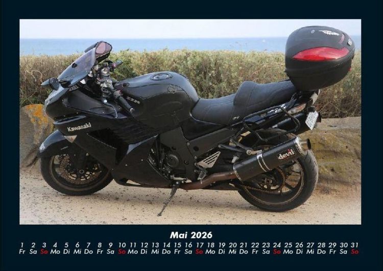 Produktbild: Motorr&auml;der 2026 Fotokalender DIN A4