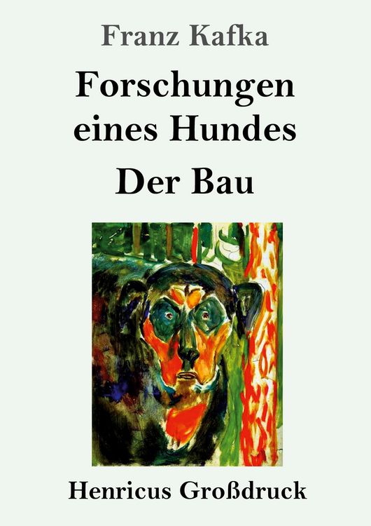 Produktbild: Forschungen eines Hundes / Der Bau (Gro&szlig;druck)