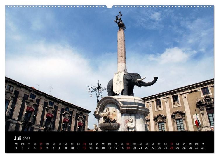 Produktbild: Sizilien (Wandkalender 2026 DIN A2 quer), CALVENDO Monatskalender