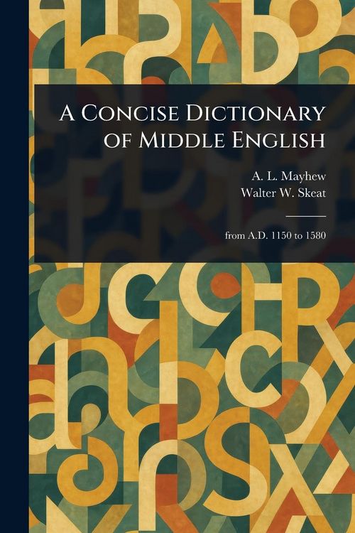 Produktbild: A Concise Dictionary of Middle English