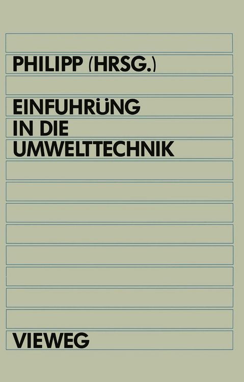 Produktbild: Einf&uuml;hrung in die Umwelttechnik