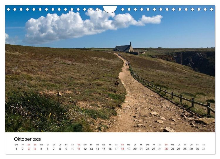 Produktbild: Bretonische Impressionen (Wandkalender 2026 DIN A4 quer), CALVENDO Monatskalender