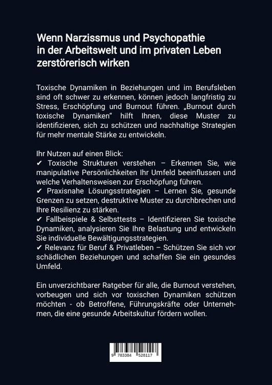 Produktbild: Burnout durch toxische Dynamiken