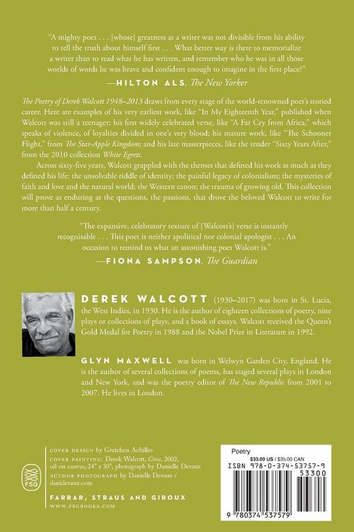 Produktbild: The Poetry of Derek Walcott 1948-2013