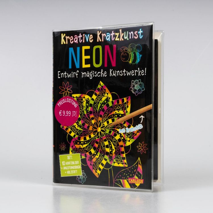 Produktbild: Kratzbilder f&uuml;r Kinder: Kreative Kratzkunst: Neon