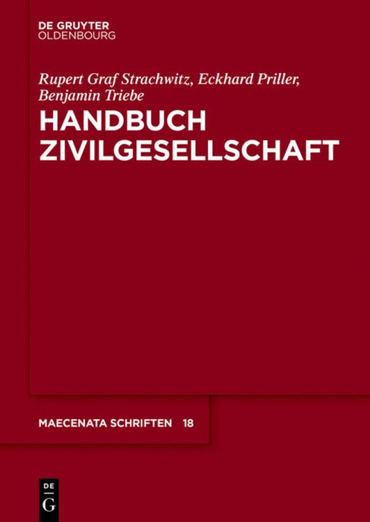 Produktbild: Handbuch Zivilgesellschaft