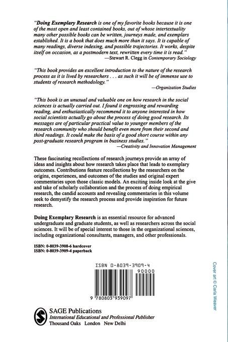 Produktbild: Doing Exemplary Research
