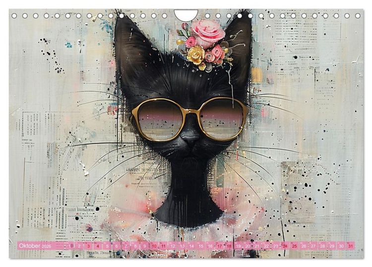 Produktbild: Miau-velous Momente (Wandkalender 2026 DIN A4 quer), CALVENDO Monatskalender
