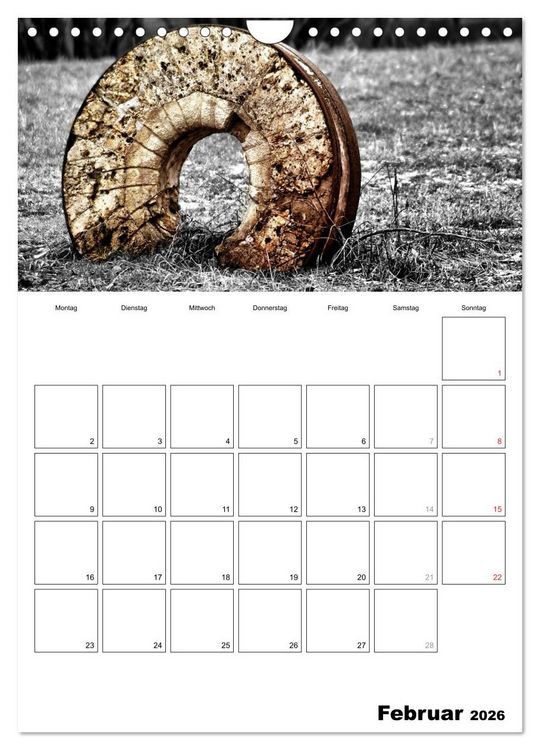 Produktbild: schwarz/wei&szlig; trifft farbe - DEIN TERMINKALENDER / Planer (Wandkalender 2026 DIN A4 hoch), CALVENDO Monatskalender