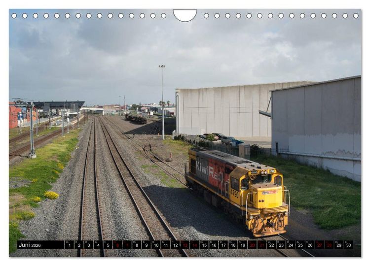 Produktbild: Eisenbahn in Neuseeland (Wandkalender 2026 DIN A4 quer), CALVENDO Monatskalender