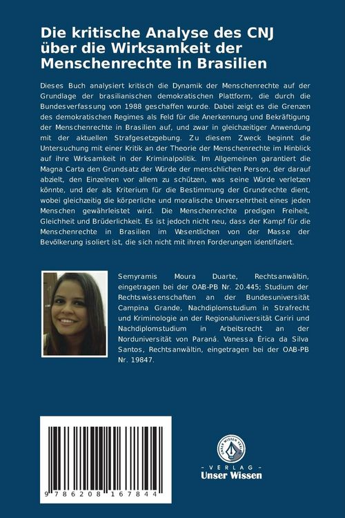 Produktbild: Die kritische Analyse des CNJ &uuml;ber die Wirksamkeit der Menschenrechte in Brasilien
