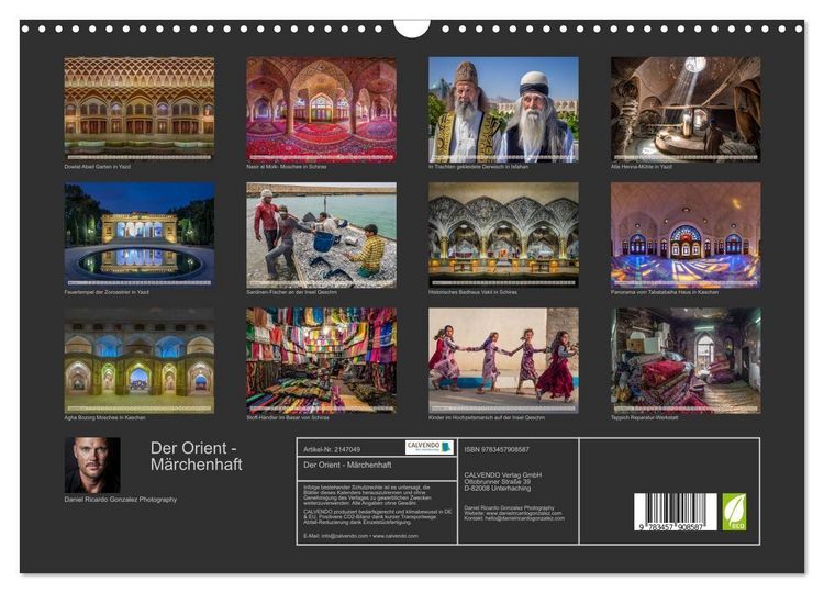 Produktbild: Der Orient - M&auml;rchenhaft (Wandkalender 2026 DIN A3 quer), CALVENDO Monatskalender
