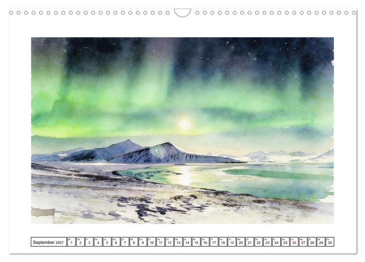 Produktbild: Natursch&ouml;nheiten n&ouml;rdlich des Polarkreises (Wandkalender 2027 DIN A3 quer), CALVENDO Monatskalender