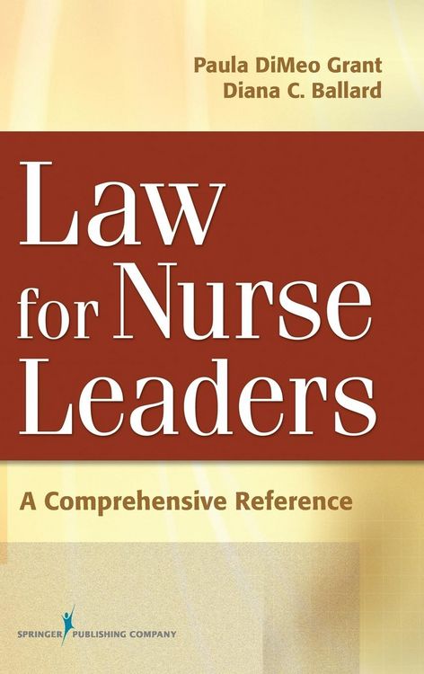 Produktbild: Grant, P: Law for Nurse Leaders