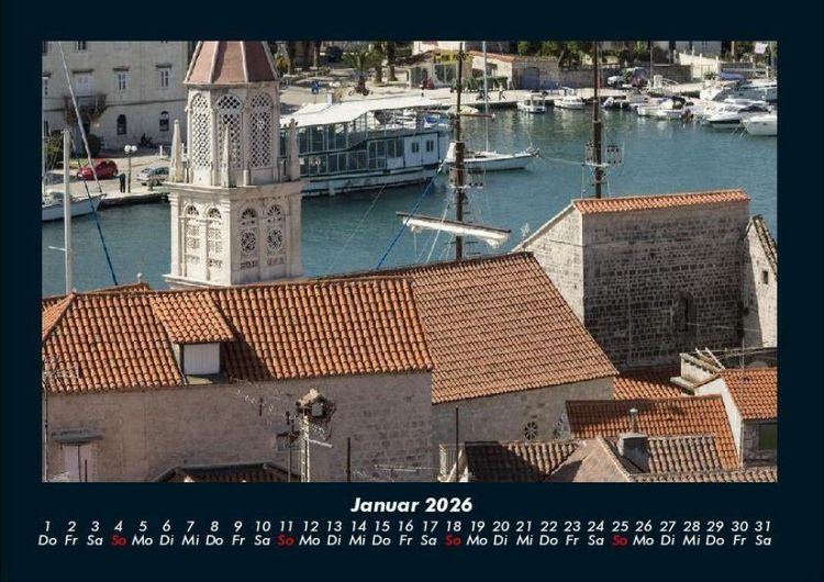 Produktbild: Kroatien 2026 Fotokalender DIN A4