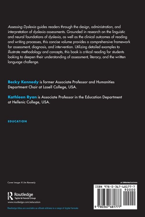 Produktbild: Assessing Dyslexia