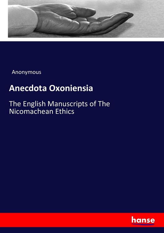 Produktbild: Anecdota Oxoniensia