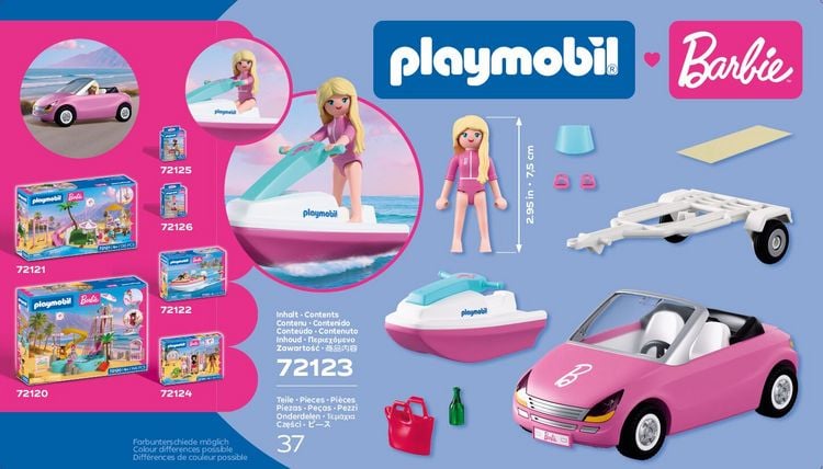 Produktbild: 72123 PLAYMOBIL x BarbieTM Cabrio