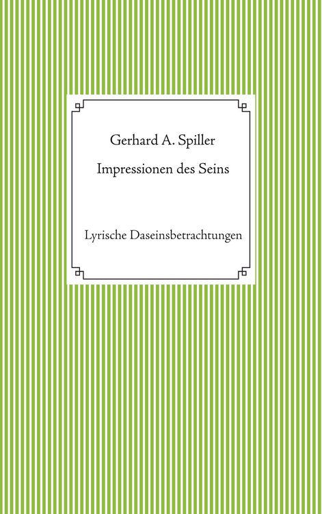 Produktbild: Impressionen des Seins