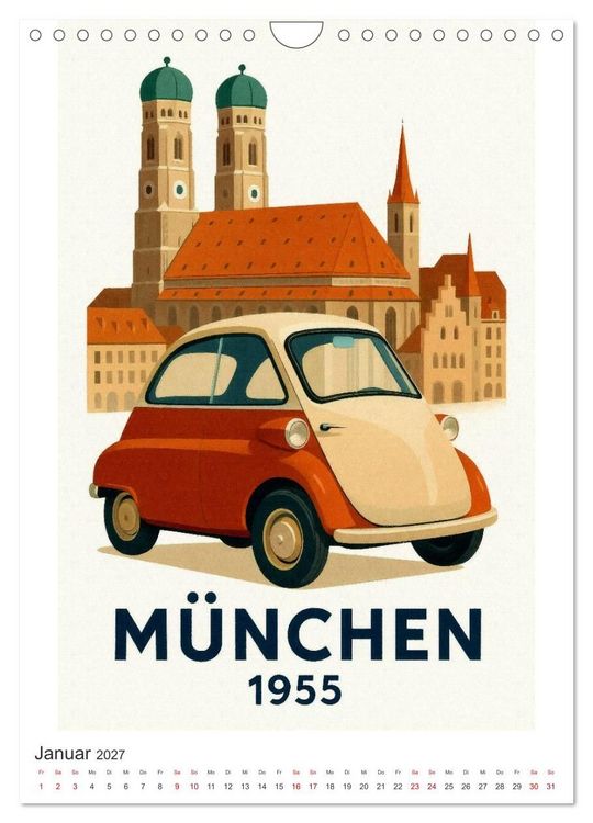 Produktbild: Stadtbilder und Stra&szlig;enlegenden (Wandkalender 2027 DIN A4 hoch), CALVENDO Monatskalender