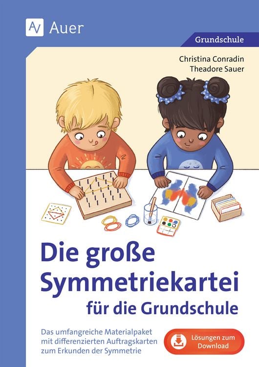 Produktbild: Die gro&szlig;e Symmetriekartei f&uuml;r die Grundschule